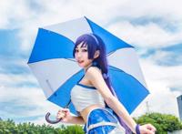 Cosplay福利/赛车美女东条希白丝胖次Cosplay福利图