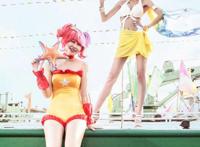 Cosplay福利/王者荣耀钟无艳御姐海滩丽影宅男福利Cosplay