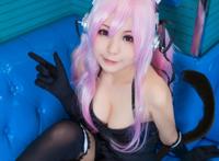Cosplay福利/兽耳美女黑丝Cosplay超级索尼子