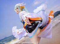 Cosplay福利/Nasu茄儿Fate清姬白丝胖次Cosplay福利图片