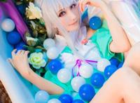 Cosplay福利/Coser雪瞳从零开始艾米莉亚Cosplay足控福利