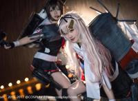 Cosplay福利/百合欧皇子舰娘时雨jk制服Cosplay诱惑图片