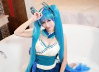 Cosplay福利/VOCALOIDmiku初音未来足控福利Cosplay