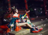 Cosplay福利/美腿 阴阳师手游 妖刀姬COSPLAY美图欣赏 cn:橘子