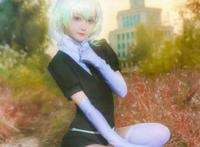 Cosplay福利/白丝绝对领域少女 宝石之国 钻石COSPLAY美图欣赏 cn:yui金鱼