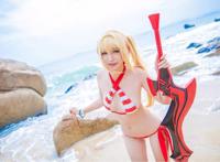 Cosplay福利/条纹少女Fate/Grand Order尼禄COSPLAY美图欣赏 cn:catcat子