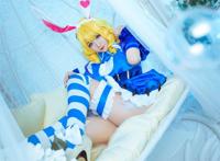 Cosplay福利/蓝丝绝对领域少女王者荣耀妲己COSPLAY美图欣赏 cn:曦彤Asuna