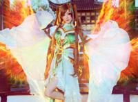 Cosplay福利/斗破苍穹OL萧薰儿古装美女裸足cosplay