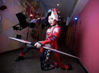 Cosplay福利/王者cos/巨乳美女王者荣耀荆轲cosplay美图