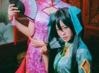 Cosplay福利/性感黑丝美女王者荣耀cosplay小乔场照