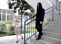 Cosplay福利/学生制服版王者荣耀小乔周瑜cosplay图片