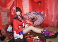 Cosplay福利/元气少女美腿诱惑 阴阳师cosplay神乐美图