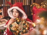 Cosplay福利/性感御姐王者荣耀貂蝉圣诞恋歌cosplay美女图片