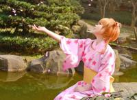 Cosplay福利/日系动漫魔卡少女小樱和服唯美COS图片