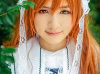 Cosplay福利/蔷薇花下的少女女仆装Cos唯美图片