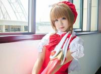 Cosplay福利/童颜萝莉沫茉魔卡少女小樱cos正片美图