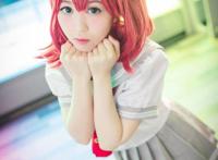 Cosplay福利/LoveLive!黑泽露比校服萝莉cosplay场照