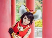 Cosplay福利/正太萝莉王者荣耀cosplay李元芳萌图