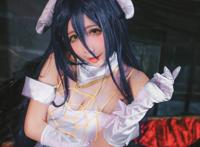 Cosplay福利/宅男女神雅儿贝德性感巨乳邪恶无圣光cos美图