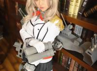 Cosplay福利/《舰队Collection》舰娘鹿岛制服丝袜Cos美女图片