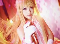 Cosplay福利/《刀剑神域》亚丝娜歌姬白丝美腿cos美女图片