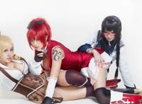 Cosplay福利/美女嫩模晴空物语cos福利 抓奶撩裙大尺度无下限