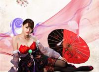 Cosplay福利/螺旋猫炽焰帝国OL美女战士cosplay 爆乳欲女美腿黑丝福利