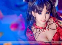 Cosplay福利/Fate/GrandOrder远坂凛概念礼装cosplay美女图片