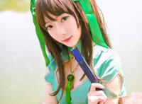 Cosplay福利/王者女英雄Cosplay泳装孙尚香旗袍美图