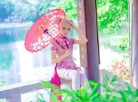 Cosplay福利/coser小彦王者荣耀小乔孙尚香旗袍cosplay图片