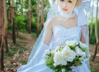 Cosplay福利/【Fate】Saber婚纱花嫁