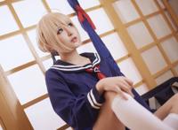 Cosplay福利/Saber制服手办COS