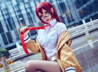 Cosplay福利/命运石之门牧濑红莉栖COS场照