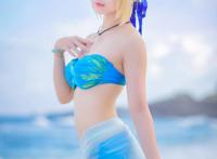 Cosplay福利/Fate EXTELLA 阿爾托利亞 DLC泳裝