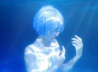 Cosplay福利/三无少女凌波丽死库水cosplay福利, 出水芙蓉梦幻迷情