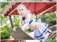 Cosplay福利/东方Project十六夜咲夜水着泳装美女cosplay腿控福利