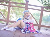 Cosplay福利/LoveLive!绚濑绘里性感美女肉色丝袜美腿福利cosplay