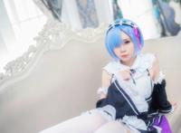Cosplay福利/蕾姆萝莉白丝诱惑cosplay福利