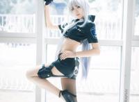 Cosplay福利/VOCALOID 弱音性感女警cos制服美腿
