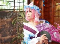 Cosplay福利/东方Project西行寺幽幽子 萝莉巨乳美腿cosplay福利
