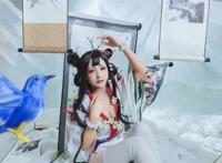 Cosplay福利/白丝绝对领域少女 阴阳师手游 花鸟卷COSPLAY美图欣赏  cn:浅夕