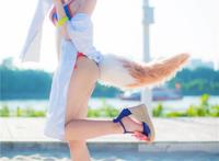 Cosplay福利/泳装少女 Fate/Grand Order玉藻前COSPLAY  cn:吖静sizu222