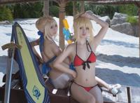 Cosplay福利/莫德雷德 阿尔托利亚·潘德拉贡 cosplay两个泳装小姐姐 Cosplay福利/莫德雷德 阿尔托利亚·潘德拉贡 cosplay两个泳装小姐姐