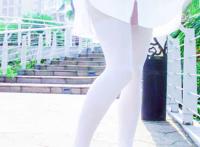 Cosplay福利/缘之空 春日野穹 萝莉白丝美腿 cos福利图片