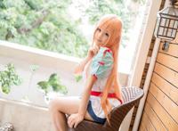 Cosplay福利/刀剑神域亚丝娜 萝莉短裙cos福利图片