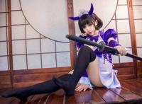 Cosplay福利/【腿控福利】妖刀少女黑丝长腿巨乳美女御姐cos福利