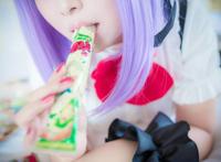 Cosplay福利/「粗点心战争」枝垂萤黑丝COS套图