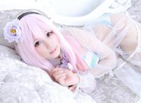 Cosplay福利/超级索尼子SUPER SONICO巨乳性感cos福利
