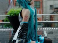 Cosplay福利/VOCALOID初音未来萝莉美腿黑丝cosplay