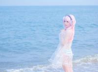 Cosplay福利/色气满满美女超级索尼子泳装性感cos福利